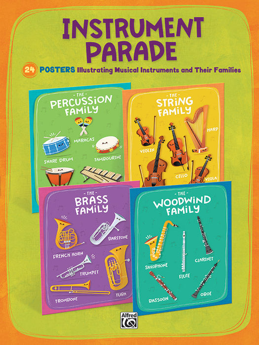 Instrument Parade - 24 Poster Set - Various Alfred 48268
