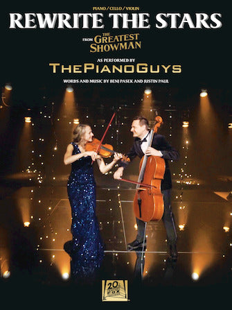 The Piano Guys - Rewrite the Stars - Piano/Cello/Violin Hal Leonard 276221