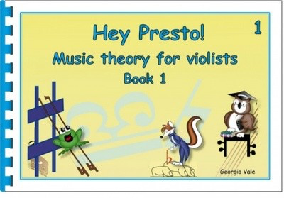 Hey Presto! Music Theory for Violists Book 1 - Viola Georgia Vale Hey Presto Strings