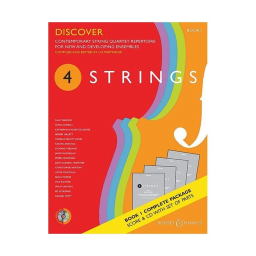 Discover Book 1  - String Quartet Score/Parts edited by Partridge Boosey & Hawkes M060133756