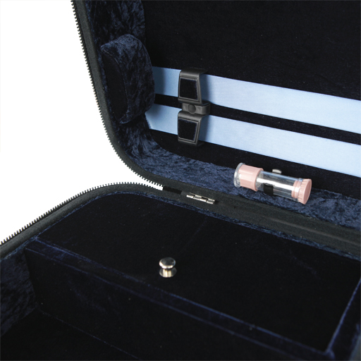 Viola Case - GEWA Liuteria Concerto Oblong Black/Blue - Special Order Only