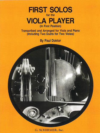 First Solos for the Viola Player - Viola/Piano Accompaniment edited by Doktor Schirmer 50331330