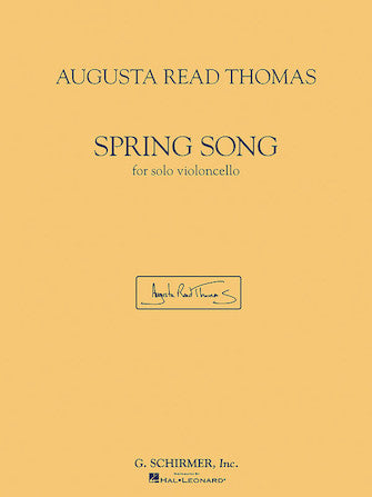 Thomas AR - Spring Song - Cello Solo Schirmer 50484662