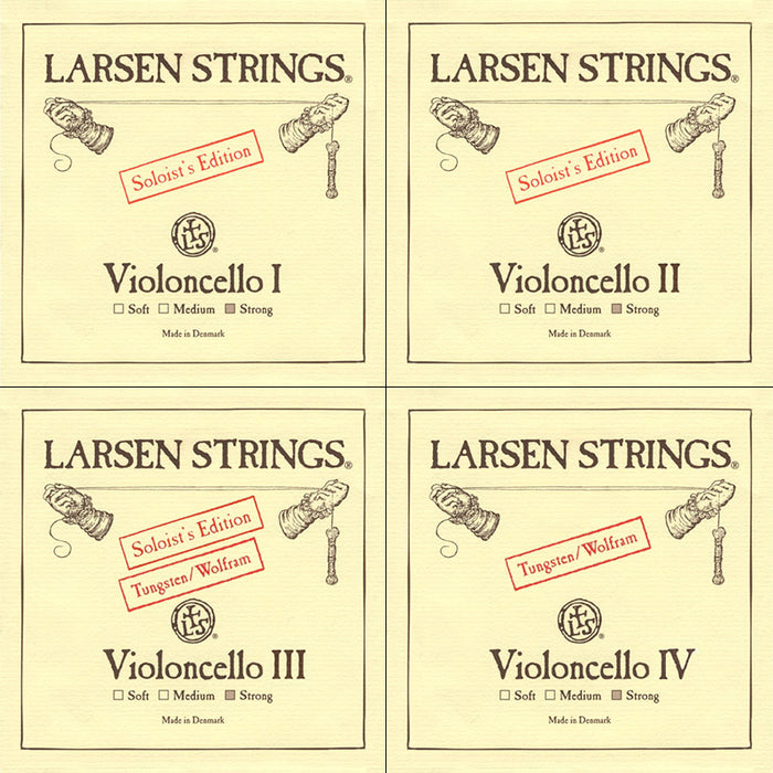 Larsen Original Cello Solo String Set Strong 4/4