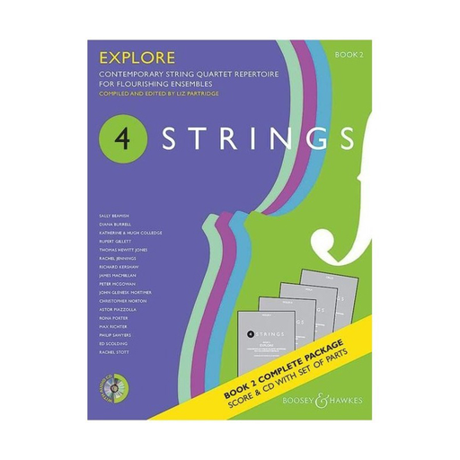 Explore Book 2 - String Quartet Score/Parts edited by Partridge Boosey & Hawkes M060133763