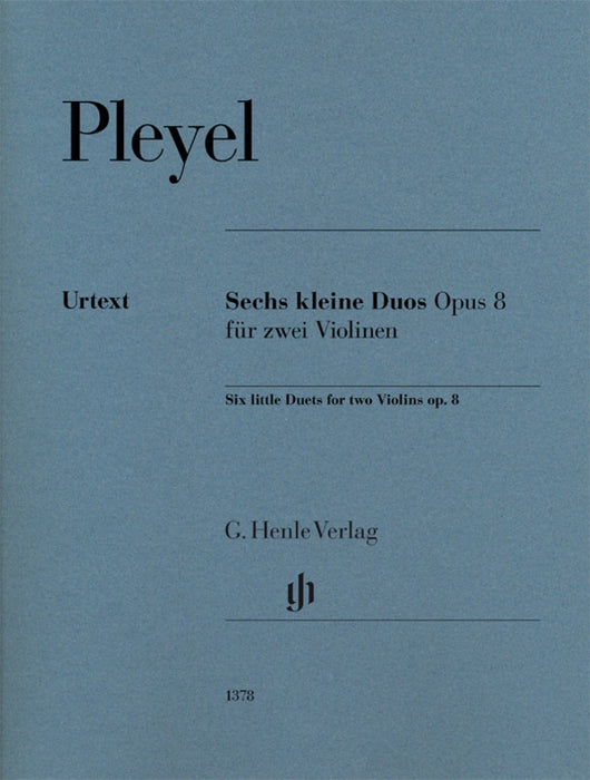 Pleyel - 6 Little Duets Op8 - Violin Duet Henle HN1378