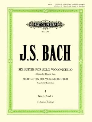 Bach - Cello Suites #1-3 - Double Bass Peters P238B
