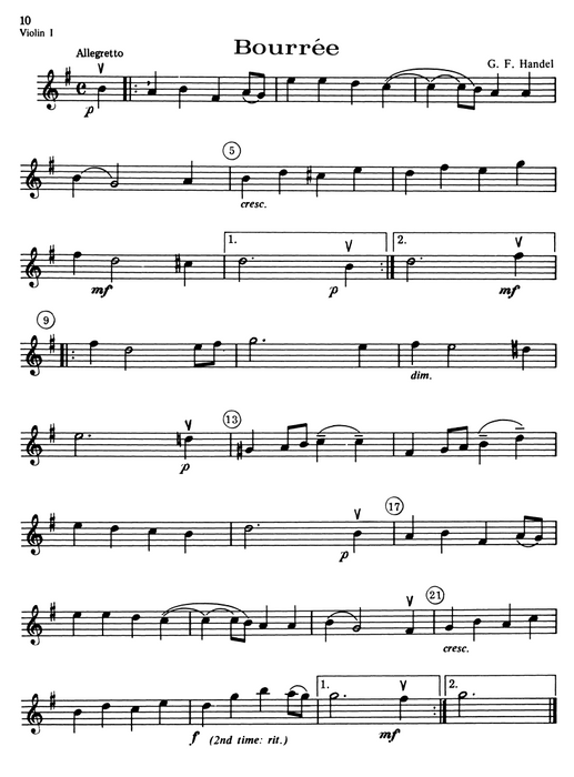 String Orchestra Accompaniments to Solos from Volumes 1 & 2 - Violin 1 Book 0319