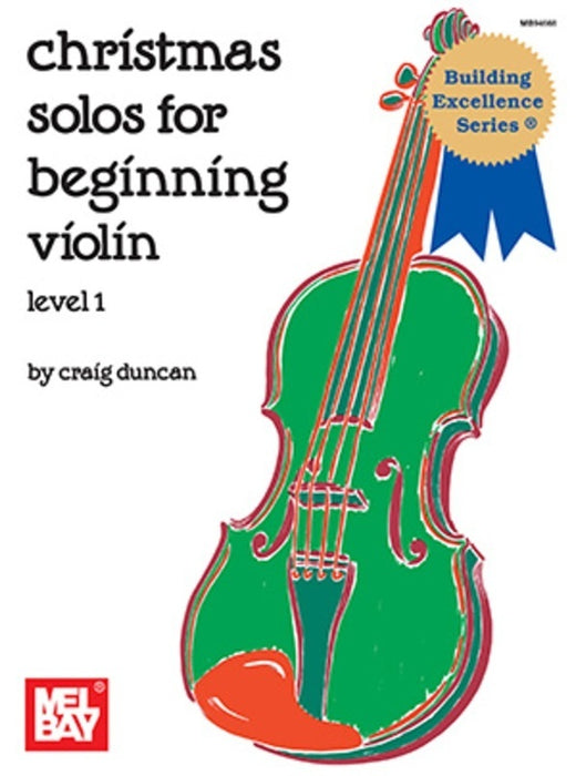Christmas Solos for Beginning Violin/Piano - Mel Bay MB94668