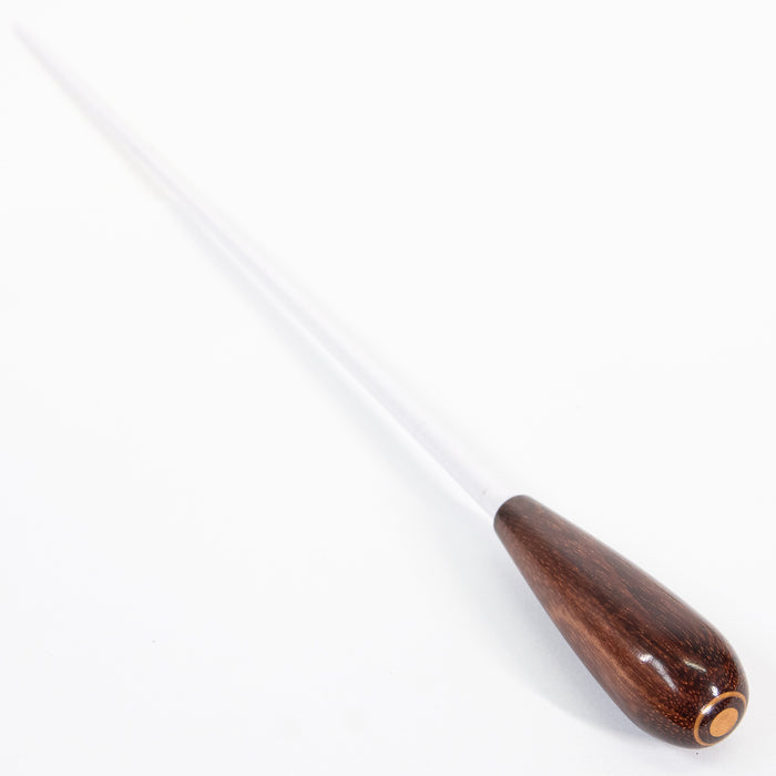 Conductors Baton - Takt 15" White Stick with Large Handle Boxwood Parisian Eye Tintul