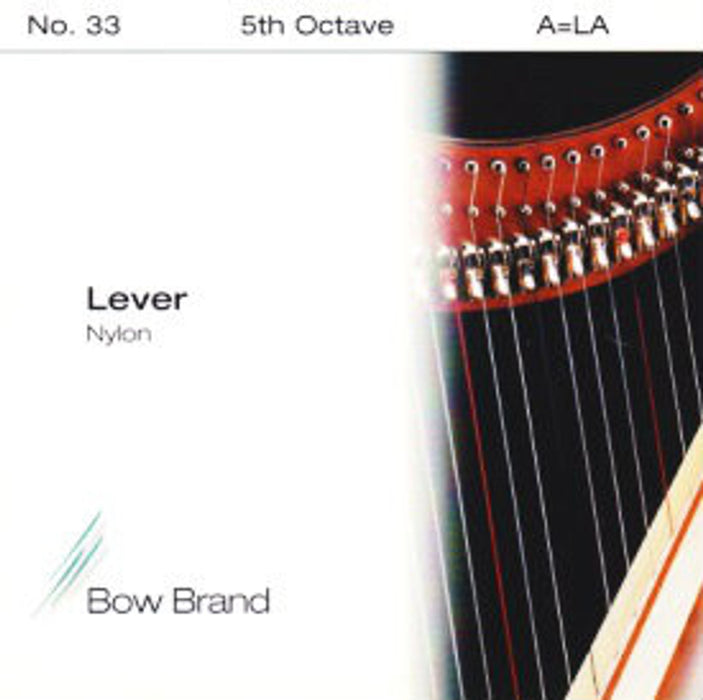 Bow Brand Nylon - Lever Harp String, Octave 5 A
