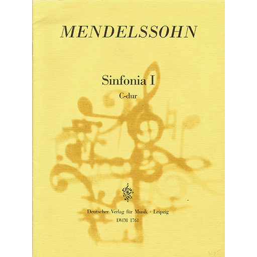 Mendelssohn - Symphony #1 in Cmaj - String Orchestra Score/Parts DVFM DV2761