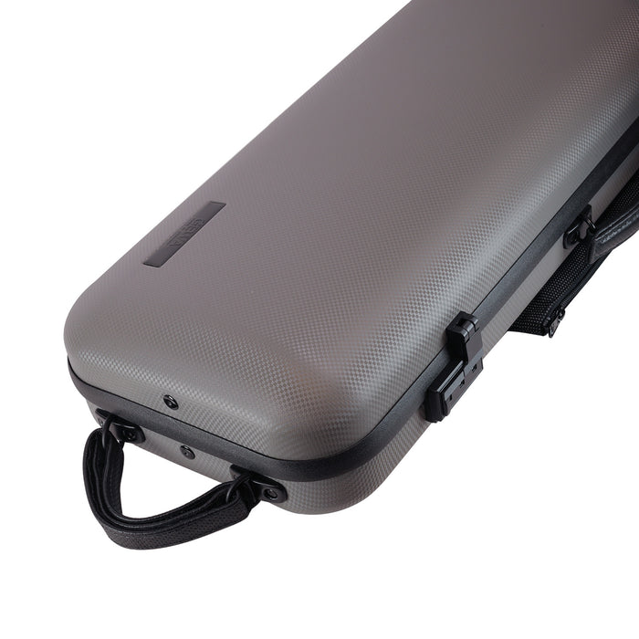 GEWA Luthier 2.2 Oblong Violin Case Grey with Subway Handle 4/4-1/2