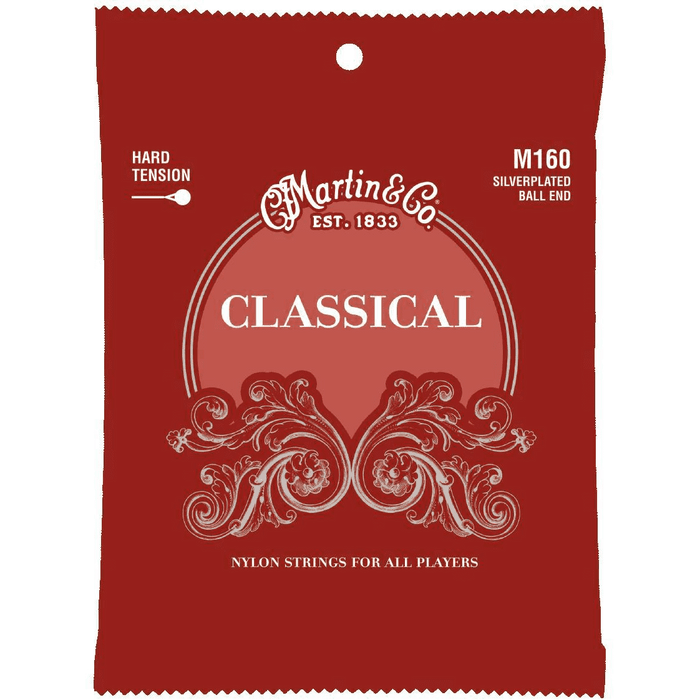 Martin Nylon Classical Guitar, Set (Hard Tension, Ball End)