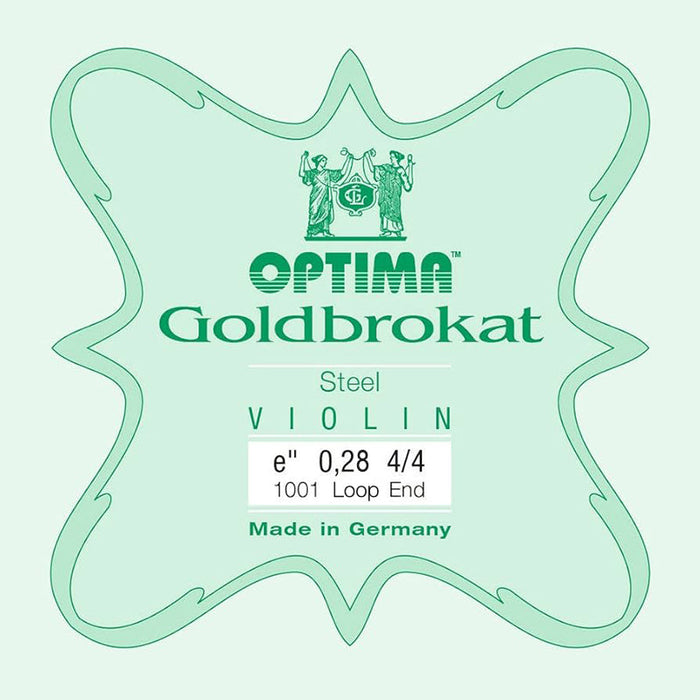 Optima Goldbrokat Violin E String Extra Strong Loop End 4/4