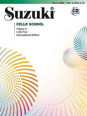 Suzuki Cello School Book/Volume 6 - Cello/CD (Recorded by Tsuyoshi Tsutsumi) International Edition Summy Birchard 45018
