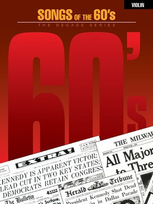 Songs of the '60s - Violin - Various - Violin Hal Leonard Violin Solo