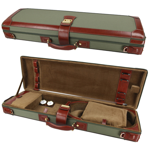 GL Cases K17(V) Leather Violin Case Green/Brown
