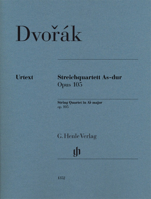 Dvorak - String Quartet in AbMaj Op105 - String Quartet Parts edited by Jost Henle HN1352