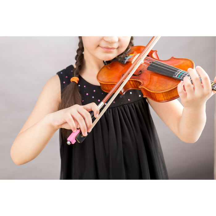 PinkyHold Bow Aid for Violin/Viola Pink