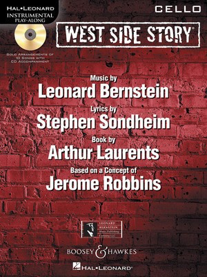 West Side Story for Cello - Instrumental Play-Along Book/CD Pack - Leonard Bernstein - Cello Boosey & Hawkes /CD