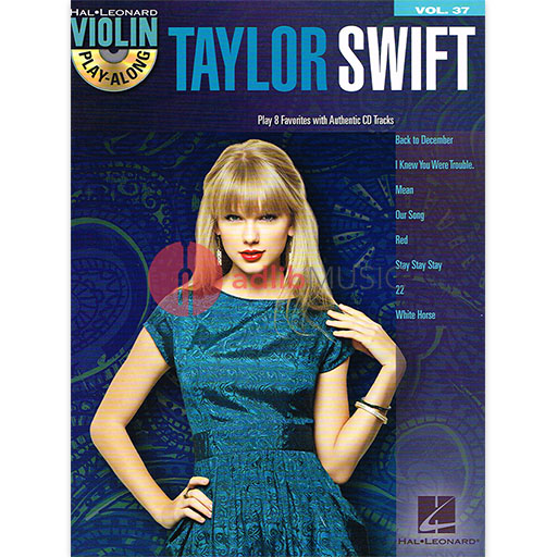 Taylor Swift - Violin/CD Hal Leonard Play-Along Volume 37 116361