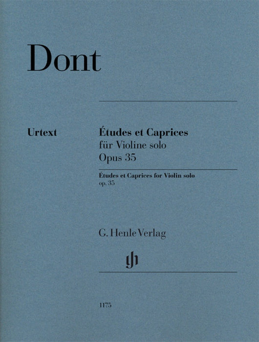 Dont - 24 Etudes & Caprices Op35 - Violin Solo Henle HN1175