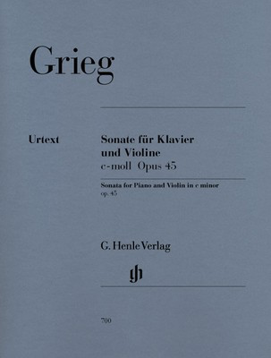 Violin Sonata C minor Op. 45 - Edvard Grieg - Violin G. Henle Verlag