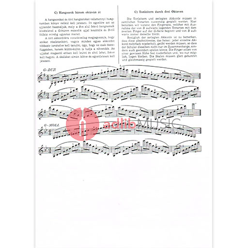 Bloch - Scale Studies Op5 Book 2 - Violin EMB Z1767