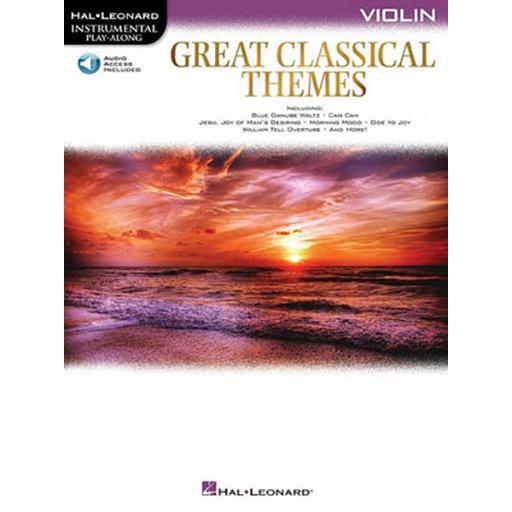 Great Classical Themes - Violin/Audio Access Online Hal Leonard 292736