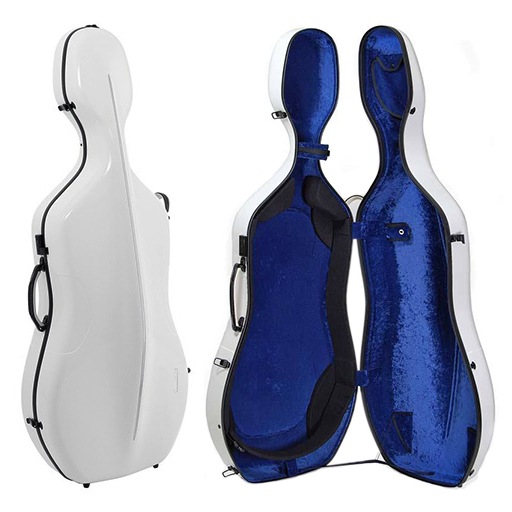 GEWA Air 3.9 Cello Case White Gloss/Blue 4/4