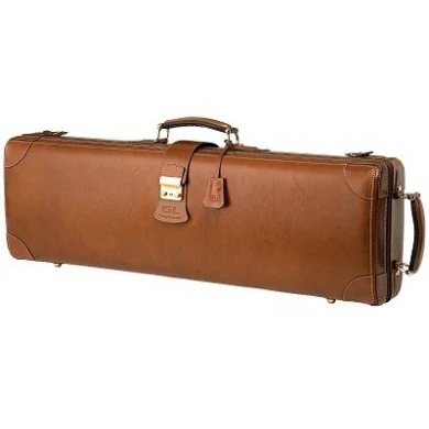 GL Cases Q1(V) Leather Violin Case Brown