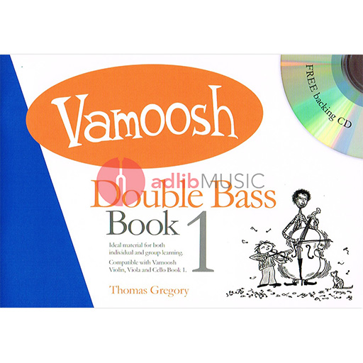 Vamoosh Double Bass Book 1 - Double Bass/CD by Gregory Vamoosh Music VAM31