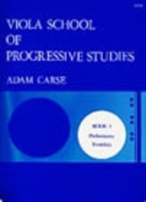 Carse - Viola School of Progressive Studies Volume 1 - Viola Solo 7655A