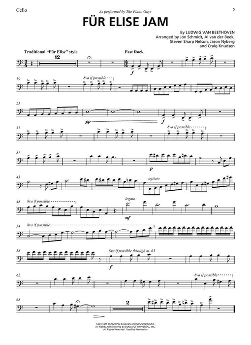 The Piano Guys - 10 - Piano with Cello - Hal Leonard