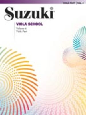 Suzuki Viola School Book/Volume 4 - Viola Book Only, No CD International Edition Summy Birchard 0244S