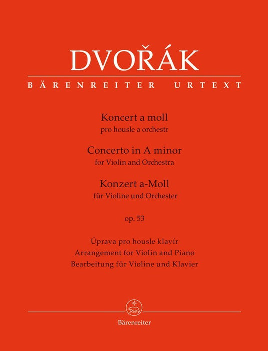Violin Concerto in A Minor Op 53 Violin/Piano