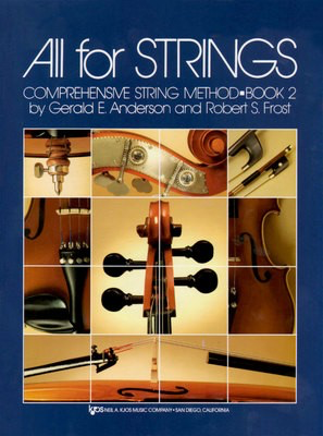 All for Strings Book 2 - Violin Book by Anderson/Frost Kjos 79VN