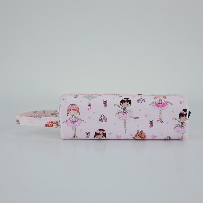 Ballet Pencil Case Pink with Ballerinas  and Ballet Shoes