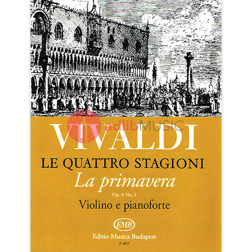 Vivaldi - Spring from 'Four Seasons' Op8/1 - Violin/Piano Accompaniment EMB Z4617