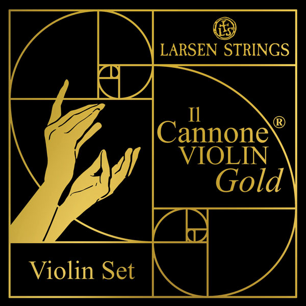 Larsen Il Cannone Gold Violin String Set Medium 4/4