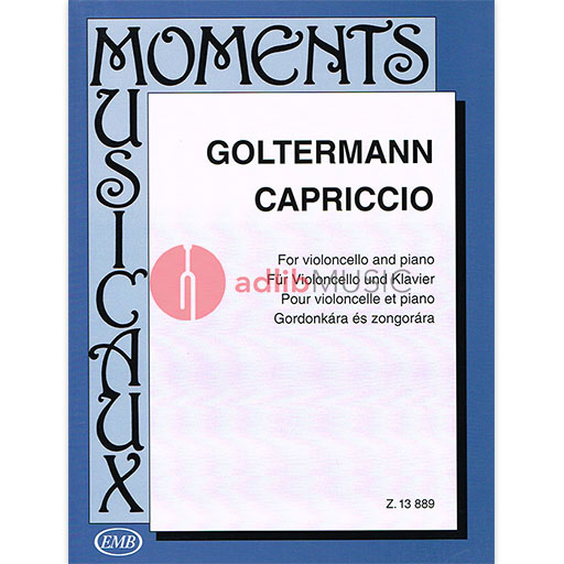 Goltermann - Capriccio - Cello/Piano Accompaniment edited by Pejtsik EMB Z13889