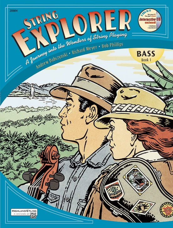 String Explorer Book 1 - Double Bass Book/ECD — The Sydney String Centre