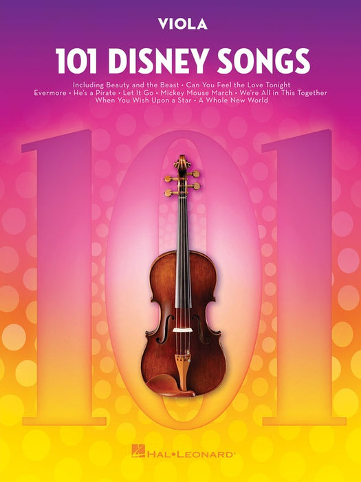 101 Disney Songs - Viola Solo Hal Leonard 244125