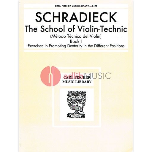 Schradieck School of Violin Technic Book 1 — The Sydney String Centre
