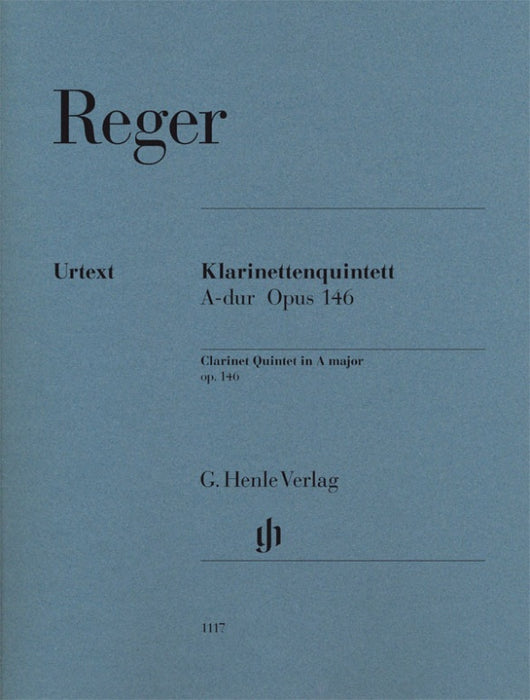 Reger - Clarinet Quintet in Amaj Op146 - Quintet Henle HN1117
