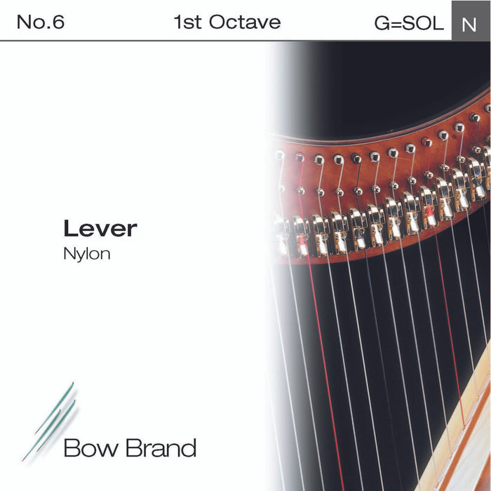 Bow Brand Nylon - Lever Harp String, Octave 1 G