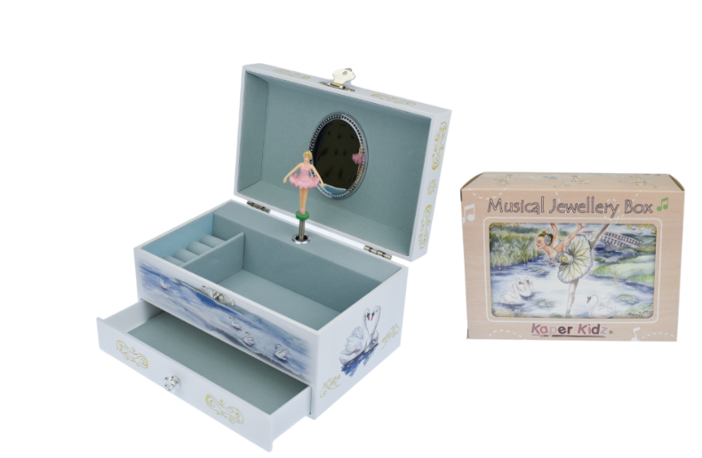 Ballet Jewellery Box Azurea Ballerina Swan Lake