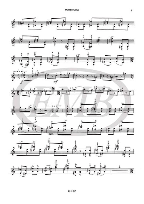 Farkas - Rondo Capriccio - Violin/Piano Accompanmiment EMB Z12417