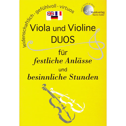 Viola and Violin Duos for Festive Occasions and Contemplative Moments - Violin/Viola Duet arranged by Martin Keller MVK801706